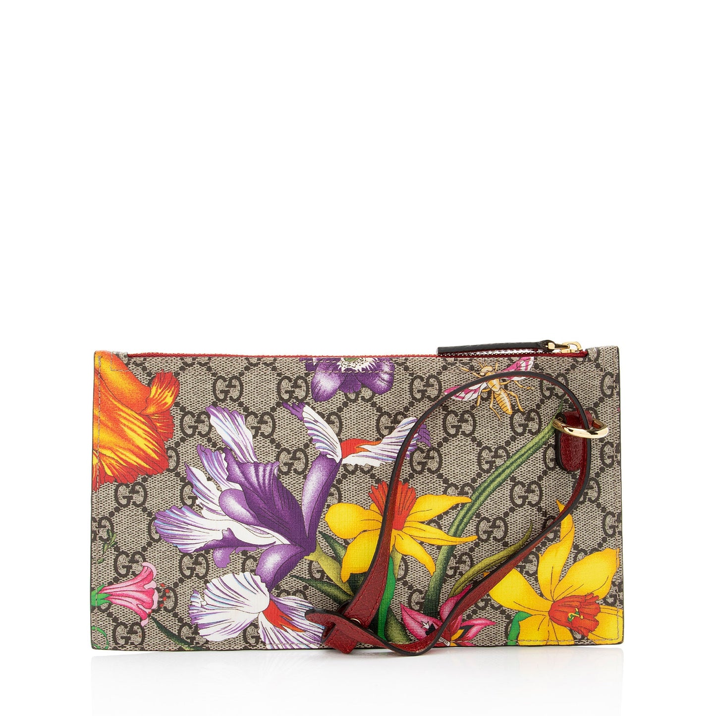 Gucci GG Supreme Flora Pochette (SHF-dS9g3S)