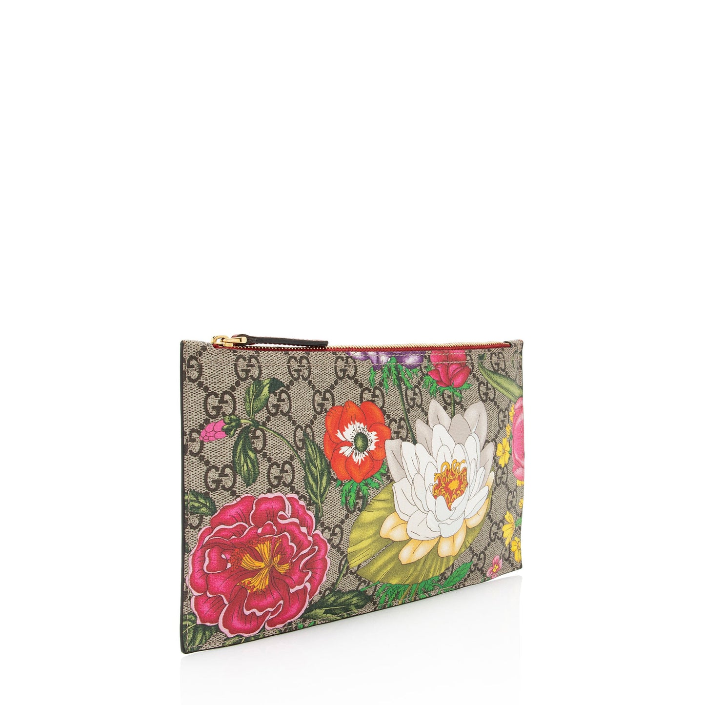Gucci GG Supreme Flora Pochette (SHF-dS9g3S)