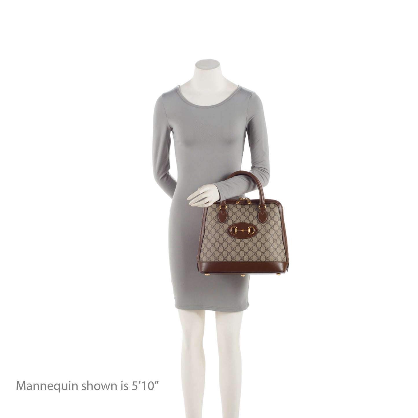 Gucci GG Supreme Horsebit 1955 Medium Top Handle (SHF-s7mzQw)