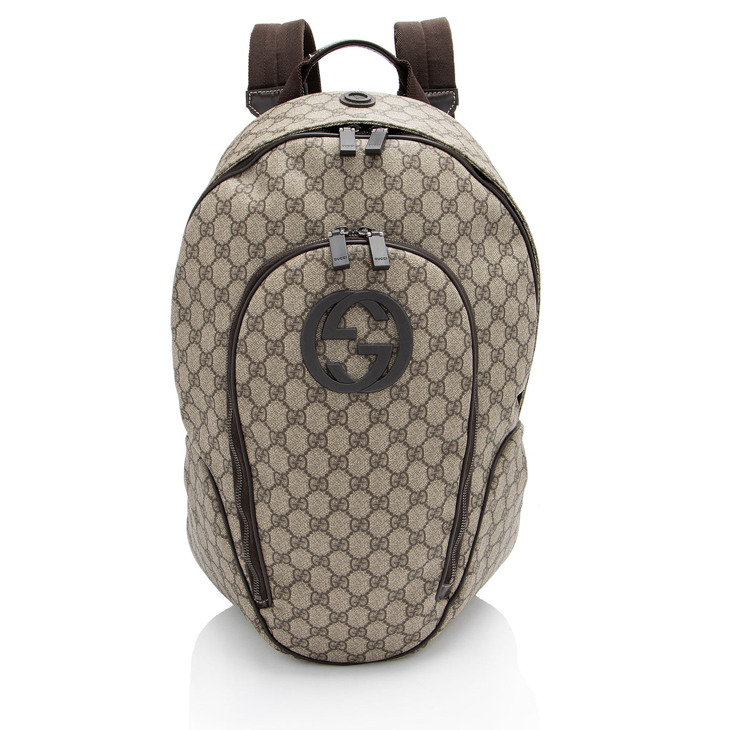 Gucci GG Supreme Interlocking G Medium Backpack (SHF-QiGfpu)