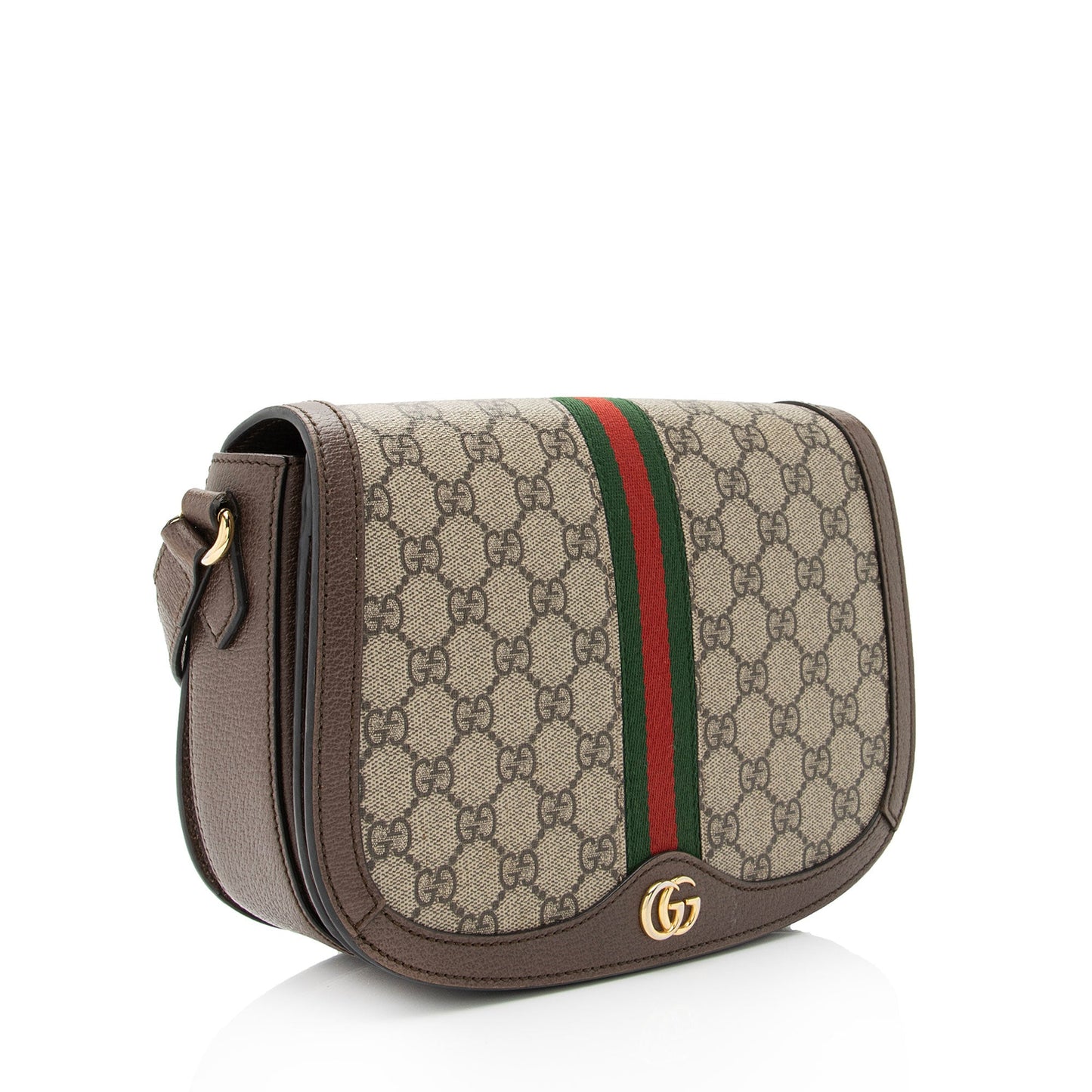 Gucci GG Supreme Ophidia Flap Messenger Bag (SHF-xrtCr7)
