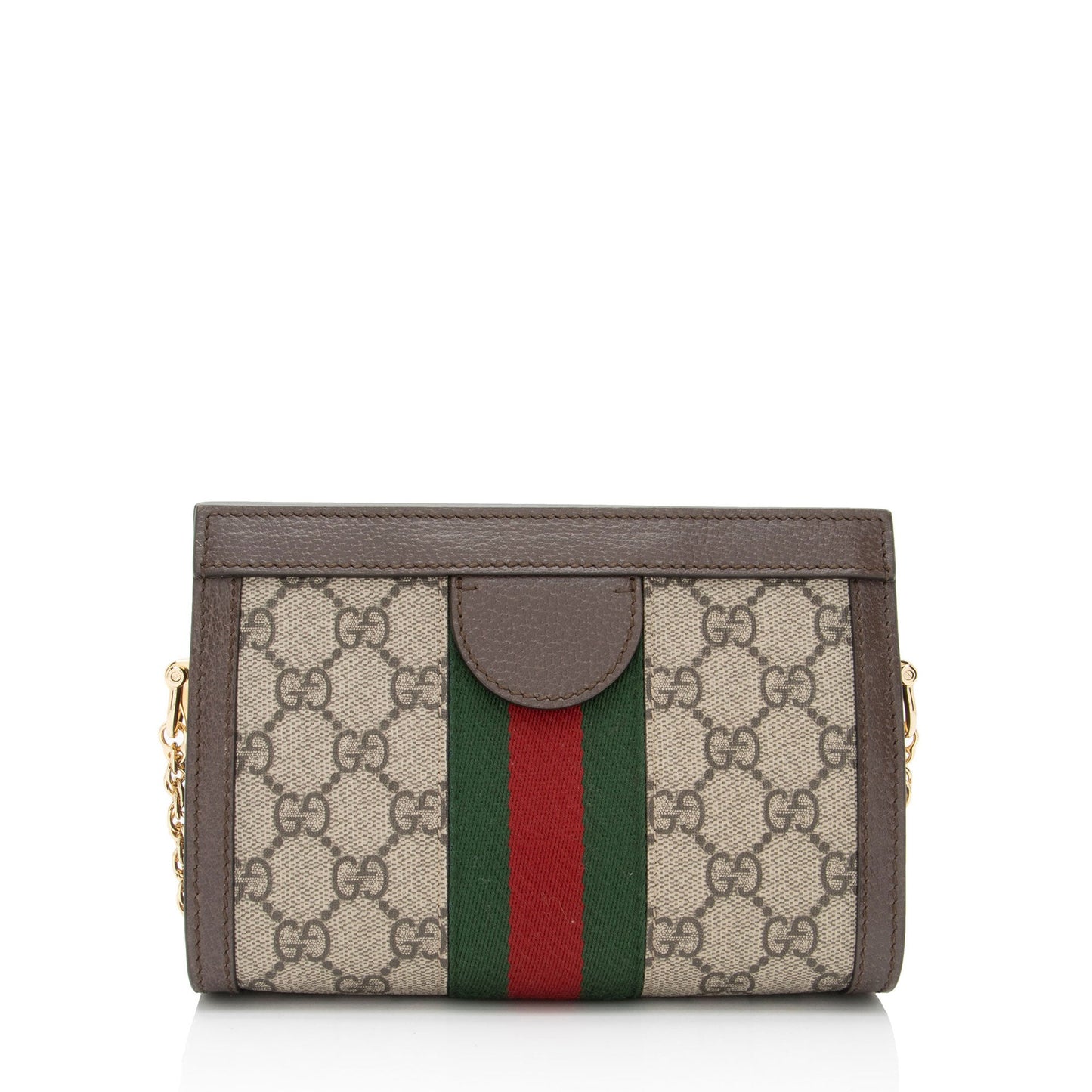 Gucci GG Supreme Ophidia Mini Chain Shoulder Bag (SHF-x5jQ2H)