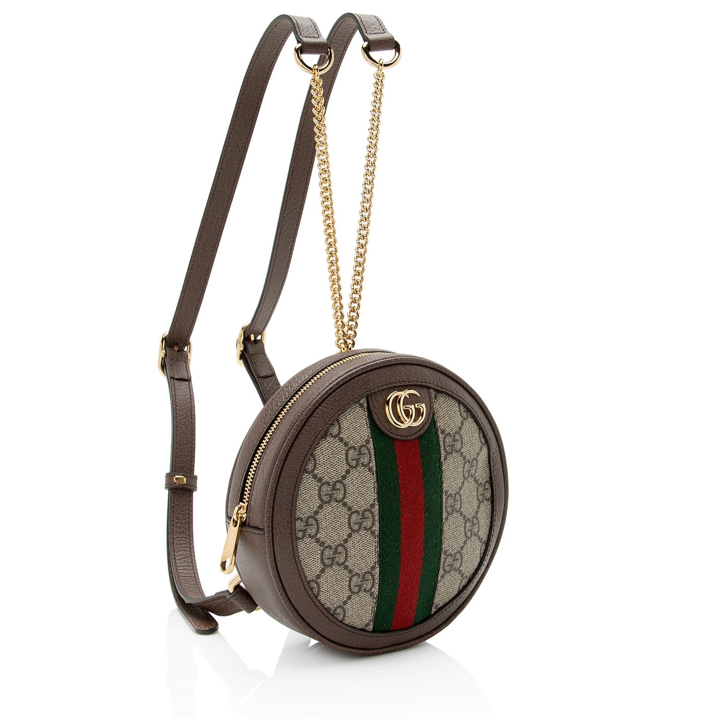 Gucci GG Supreme Ophidia Round Mini Backpack