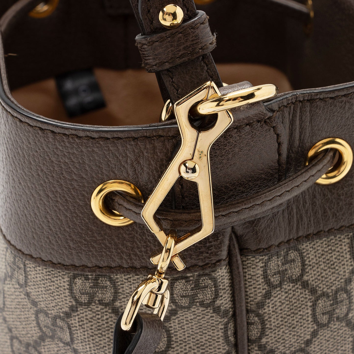Gucci GG Supreme Ophidia Small Bucket Bag (SHF-33svv5)