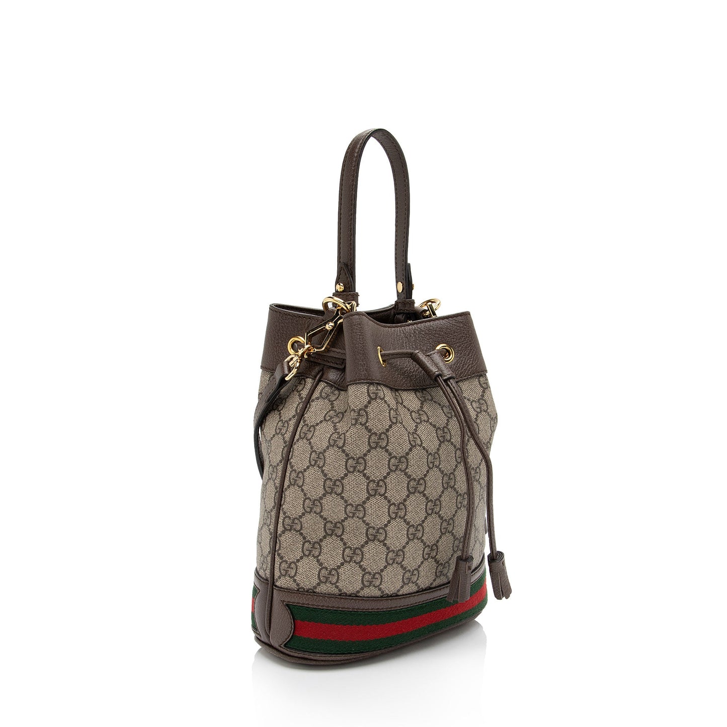 Gucci GG Supreme Ophidia Small Bucket Bag (SHF-33svv5)