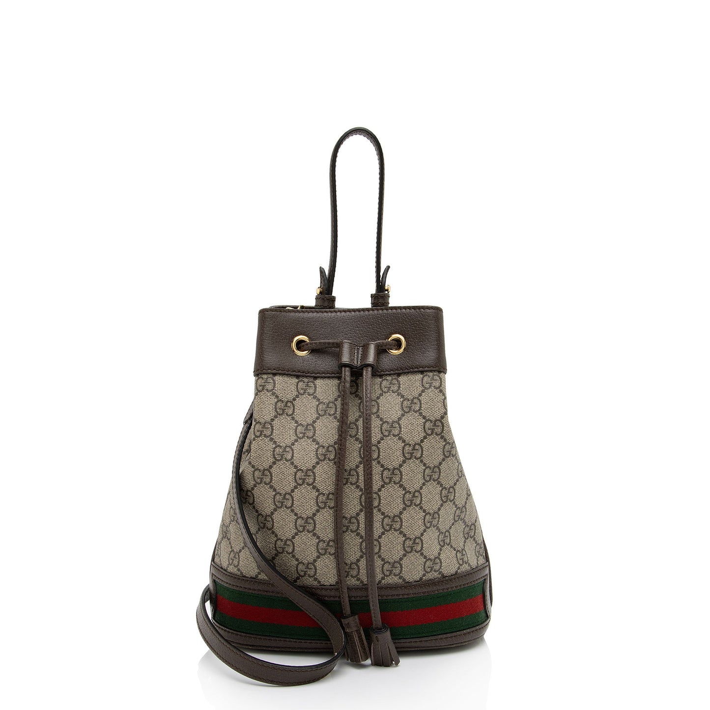 Gucci GG Supreme Ophidia Small Bucket Bag (SHF-tCaBgb)
