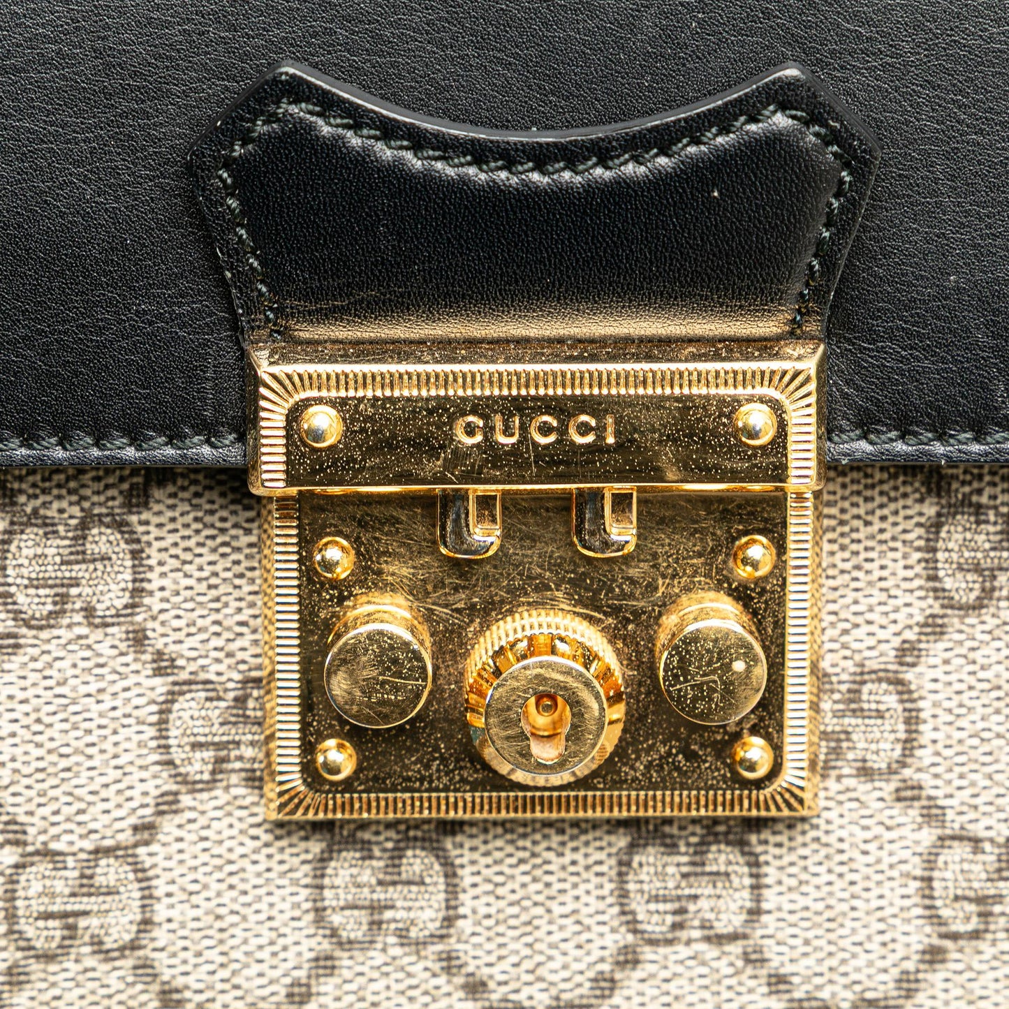 Gucci GG Supreme Padlock Backpack