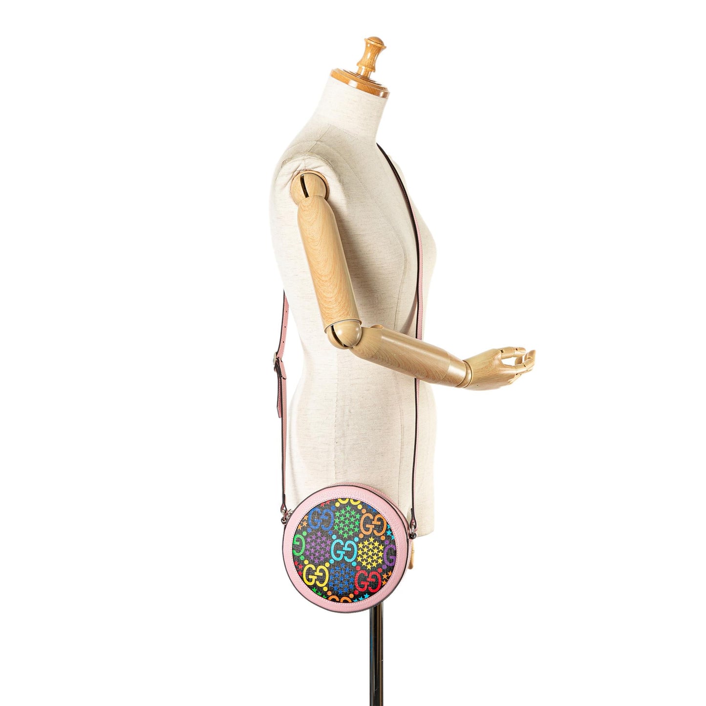 Gucci GG Supreme Psychedelic Round Crossbody (SHG-QNIXUR)