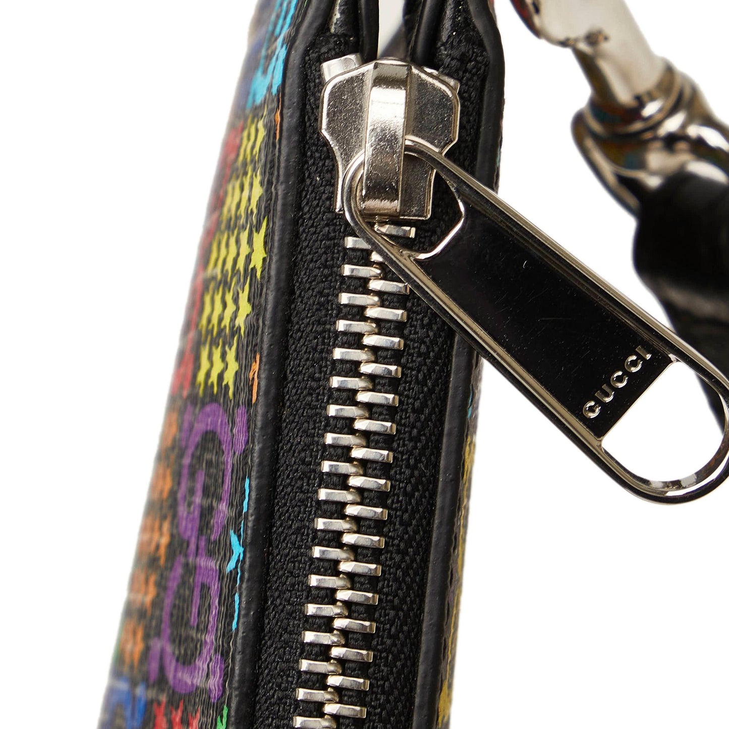 Gucci GG Supreme Psychedelic Zip Clutch (SHG-9nqASI)