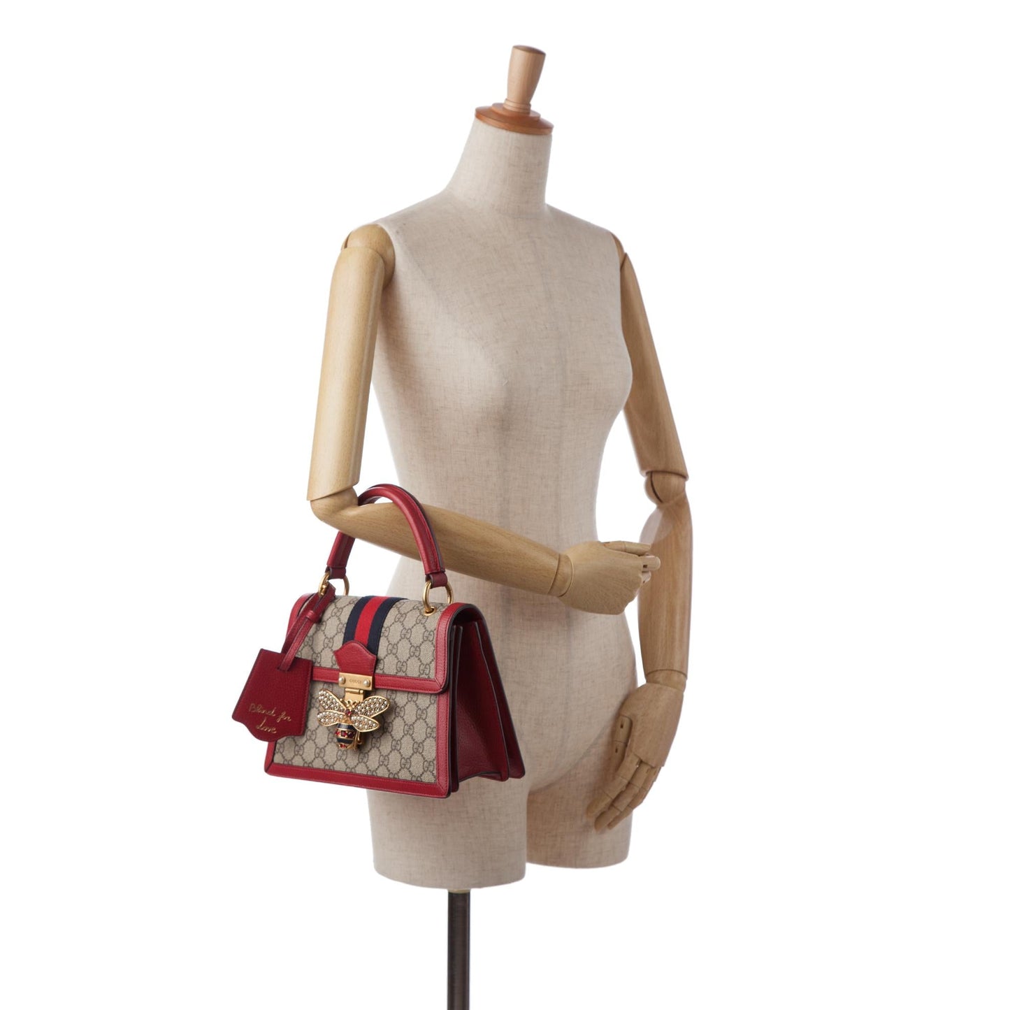 Gucci GG Supreme Queen Margaret Satchel (SHG-bPHpLo)