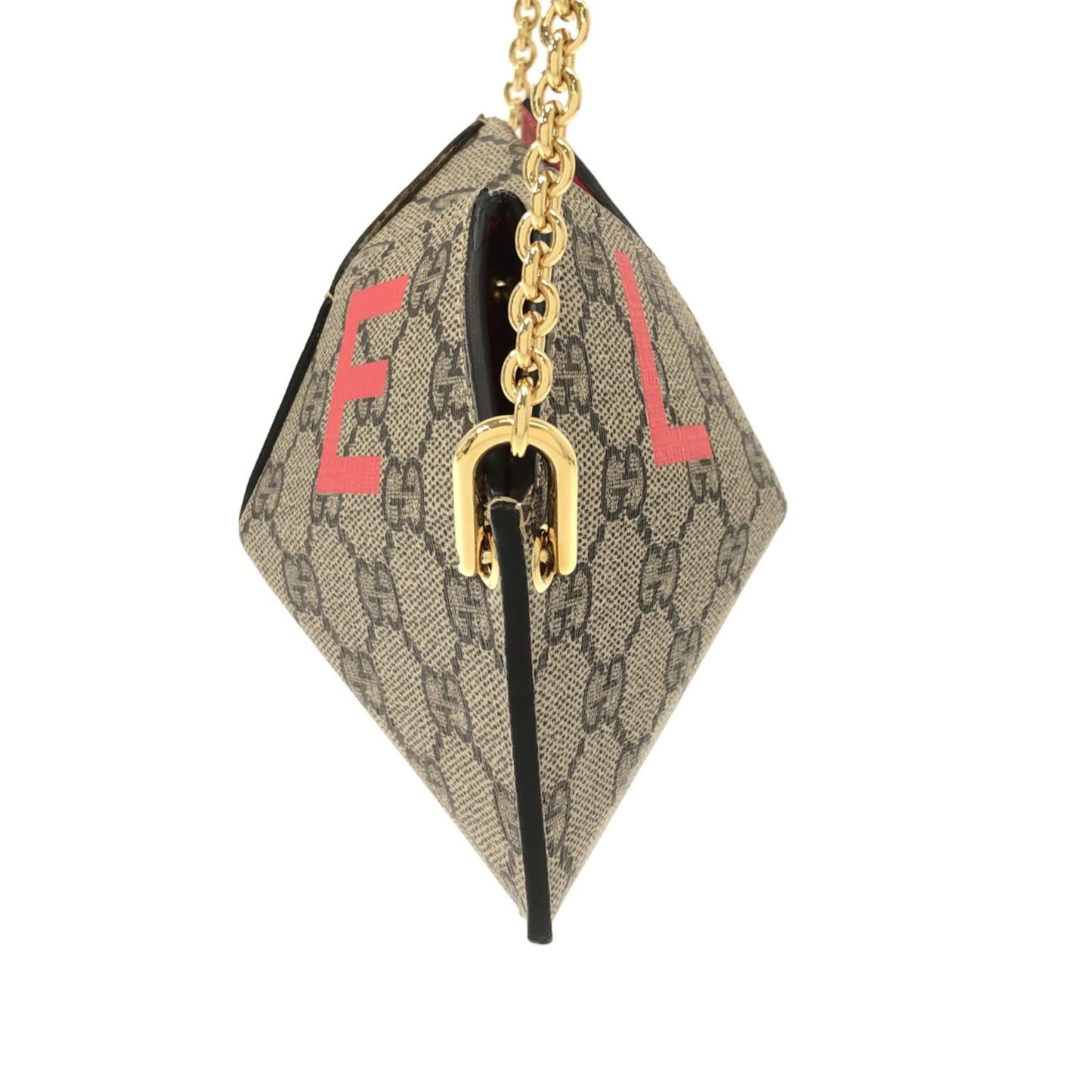 Gucci GG Supreme Valentines Day Heart Chain Bag (SHG-fLEeKq)