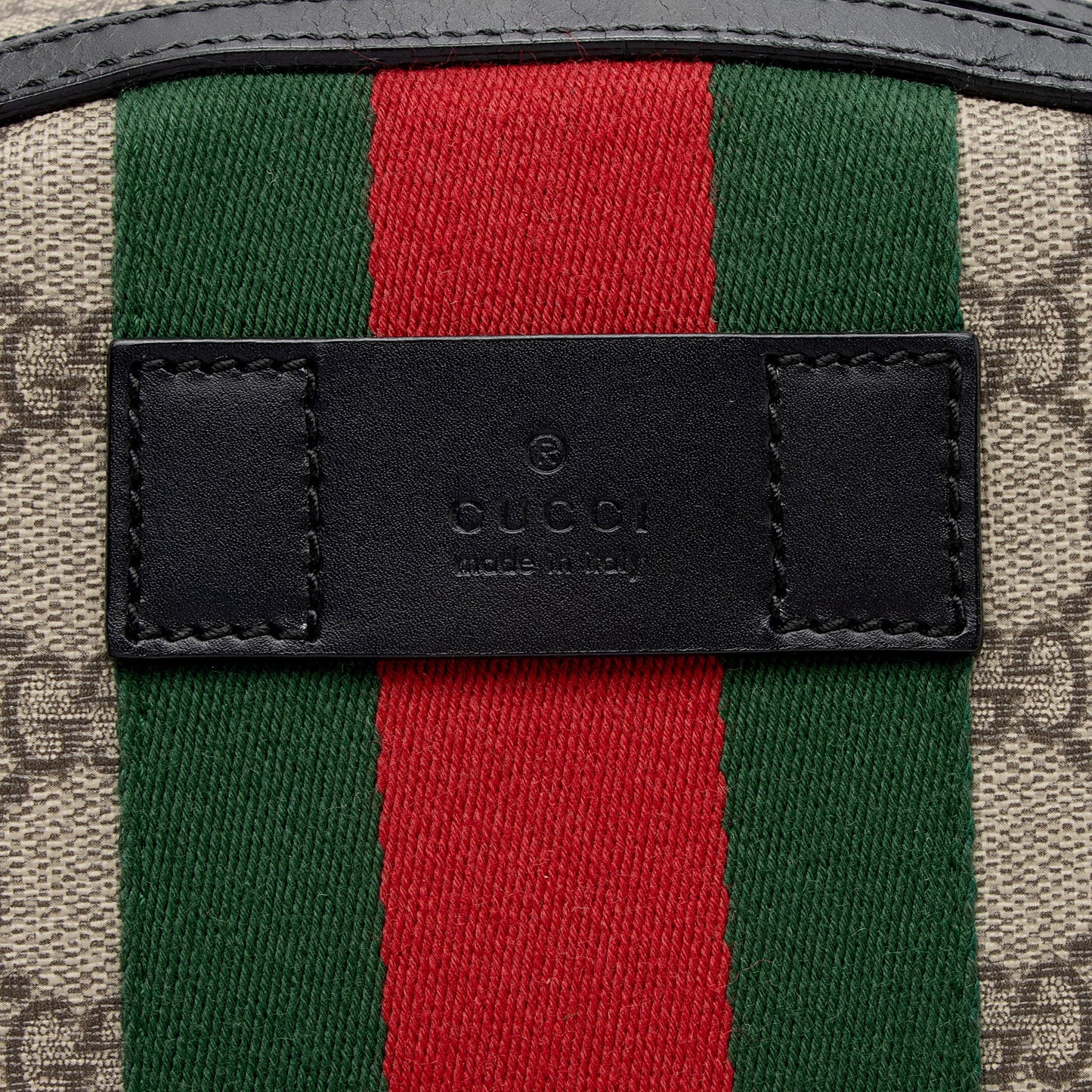 Gucci GG Supreme Web Backpack (SHF-tXMzwM)