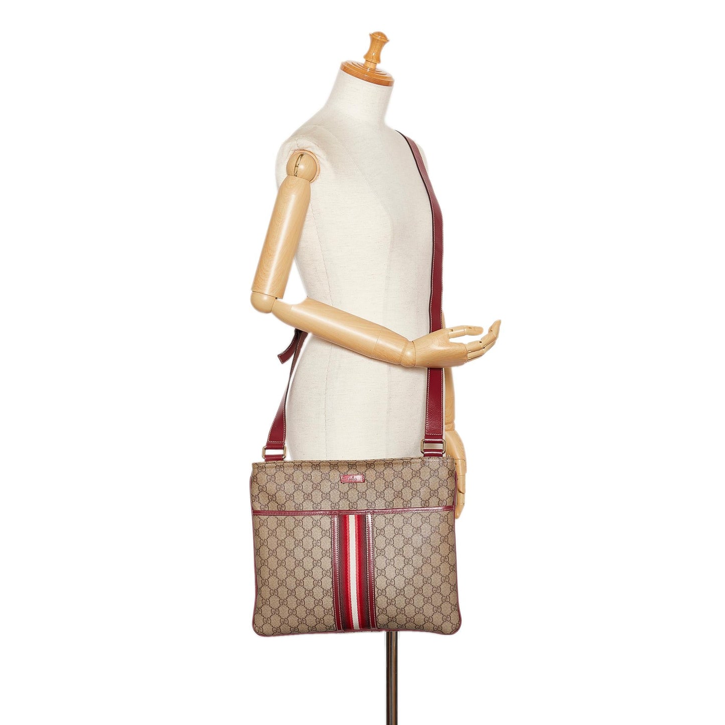 Gucci GG Supreme Web Crossbody (SHG-iPdJuy)