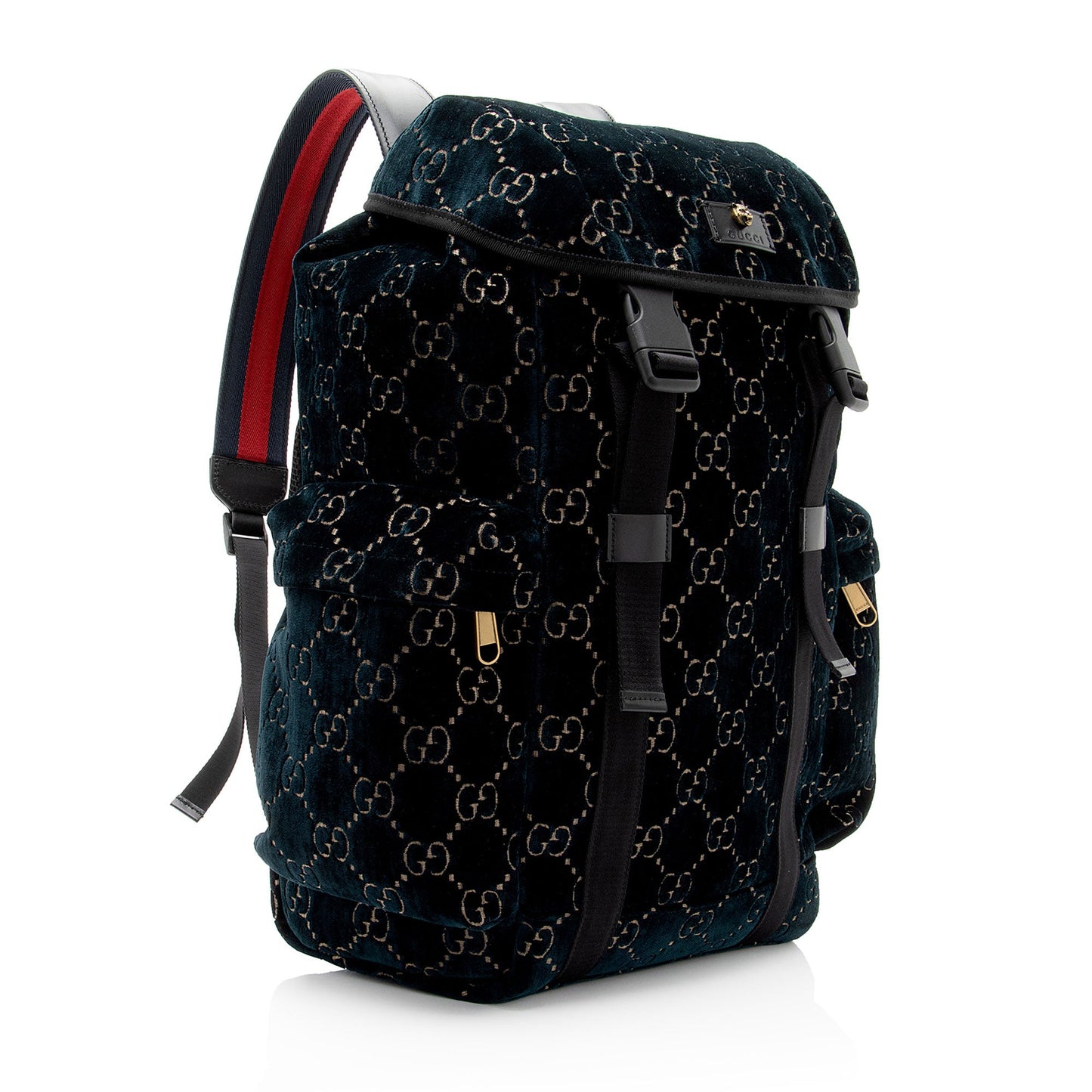 Gucci GG Velvet Medium Flap Backpack (SHF-6tMz52)