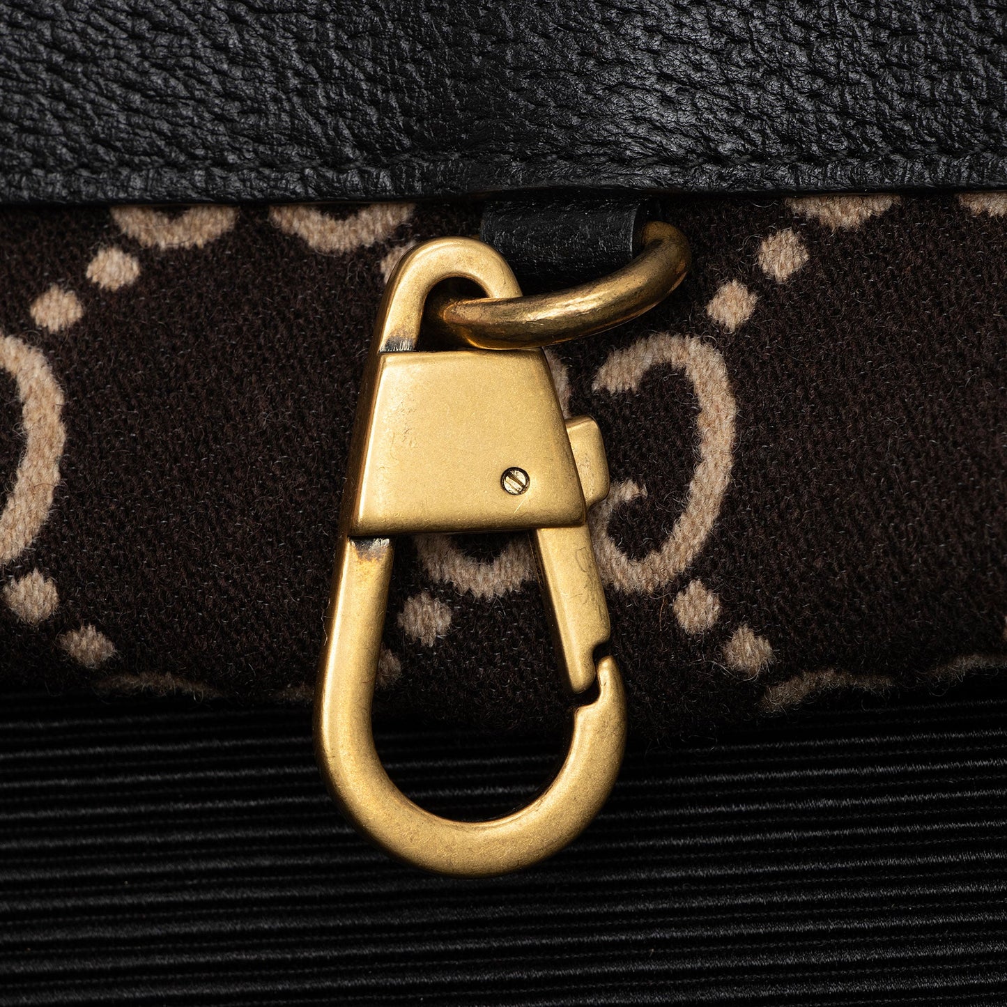 Gucci GG Wool Large Shopping Tote (SHF-SJaOJQ)