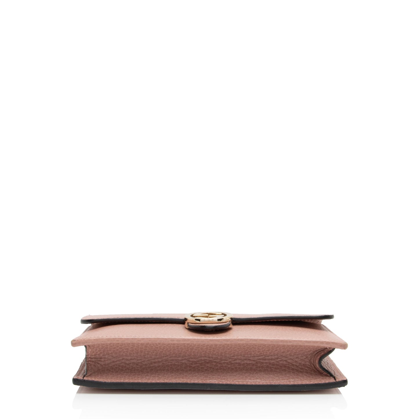 Gucci Leather Interlocking G Chain Wallet (SHF-ynDxvx)