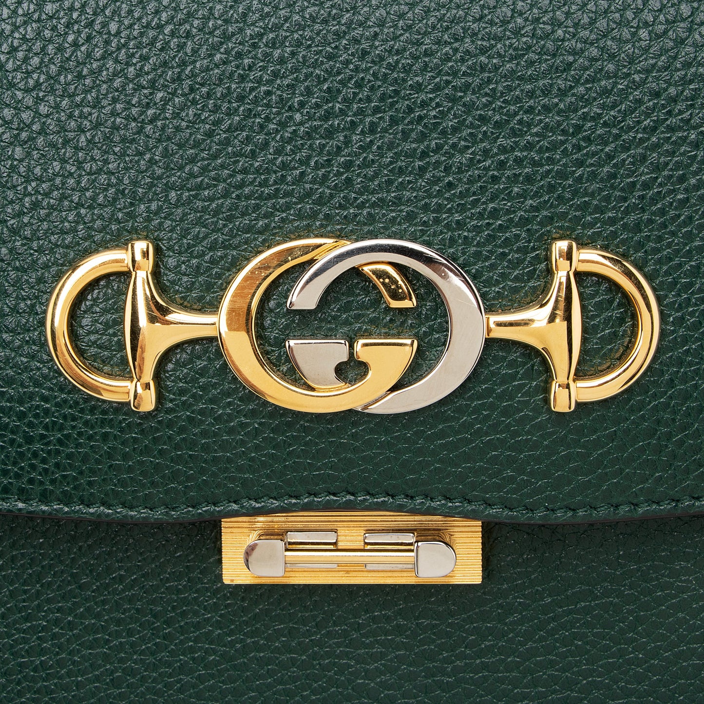 Gucci Grained Calfskin Zumi Small Crossbody Bag (SHF-23619)