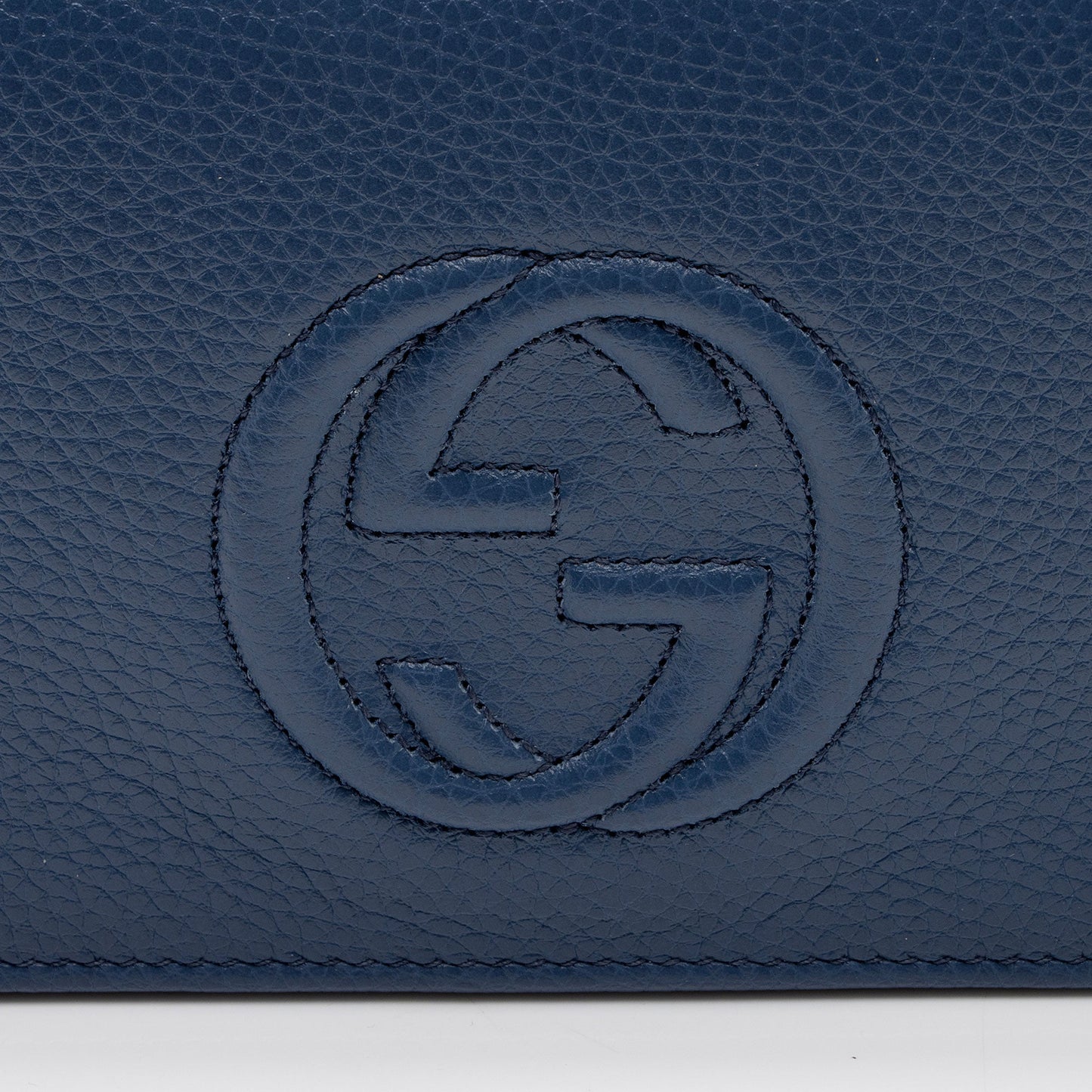 Gucci Grained Leather Soho Wallet on Chain Bag (SHF-6pAjFg)