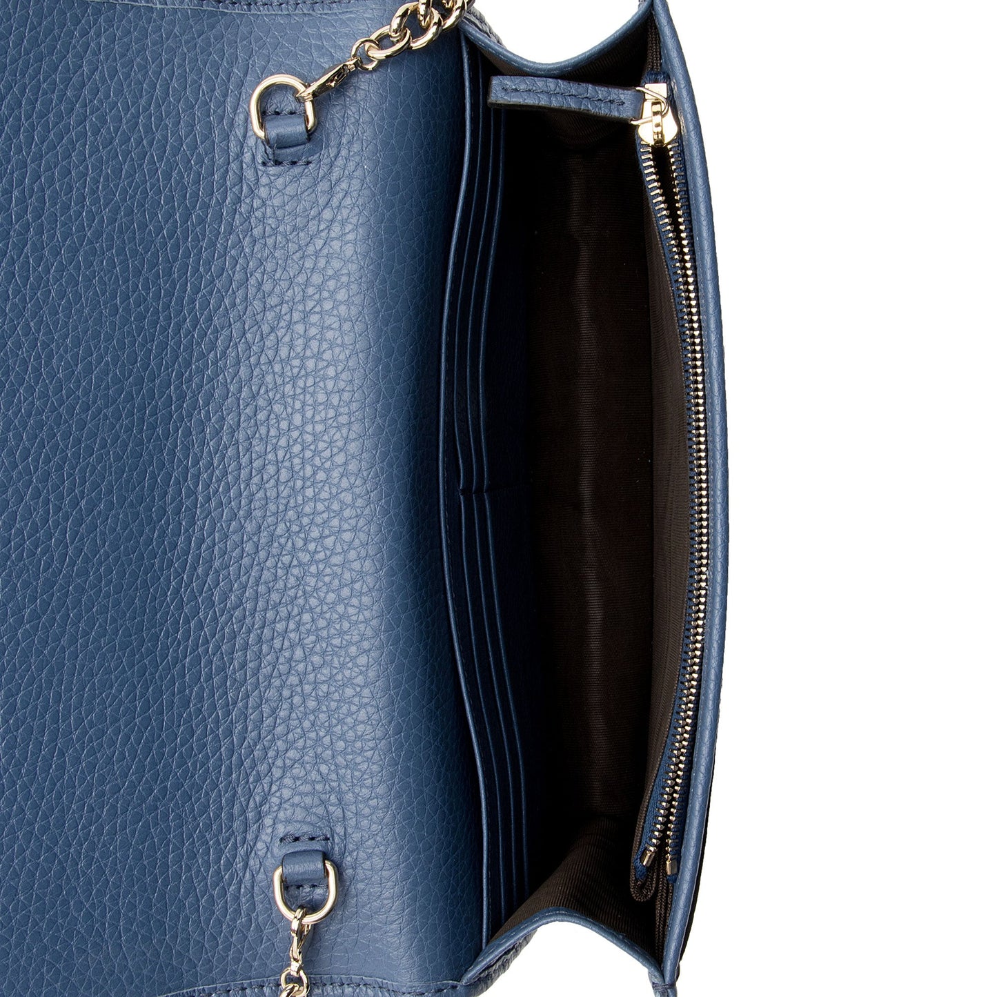 Gucci Grained Leather Soho Wallet on Chain Bag (SHF-6pAjFg)