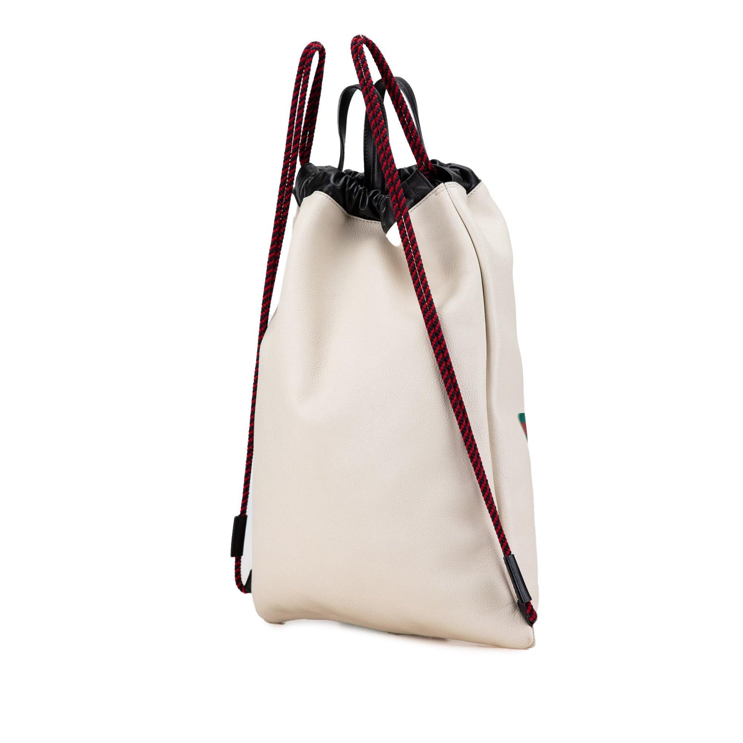 Gucci Gucci Logo Leather Backpack