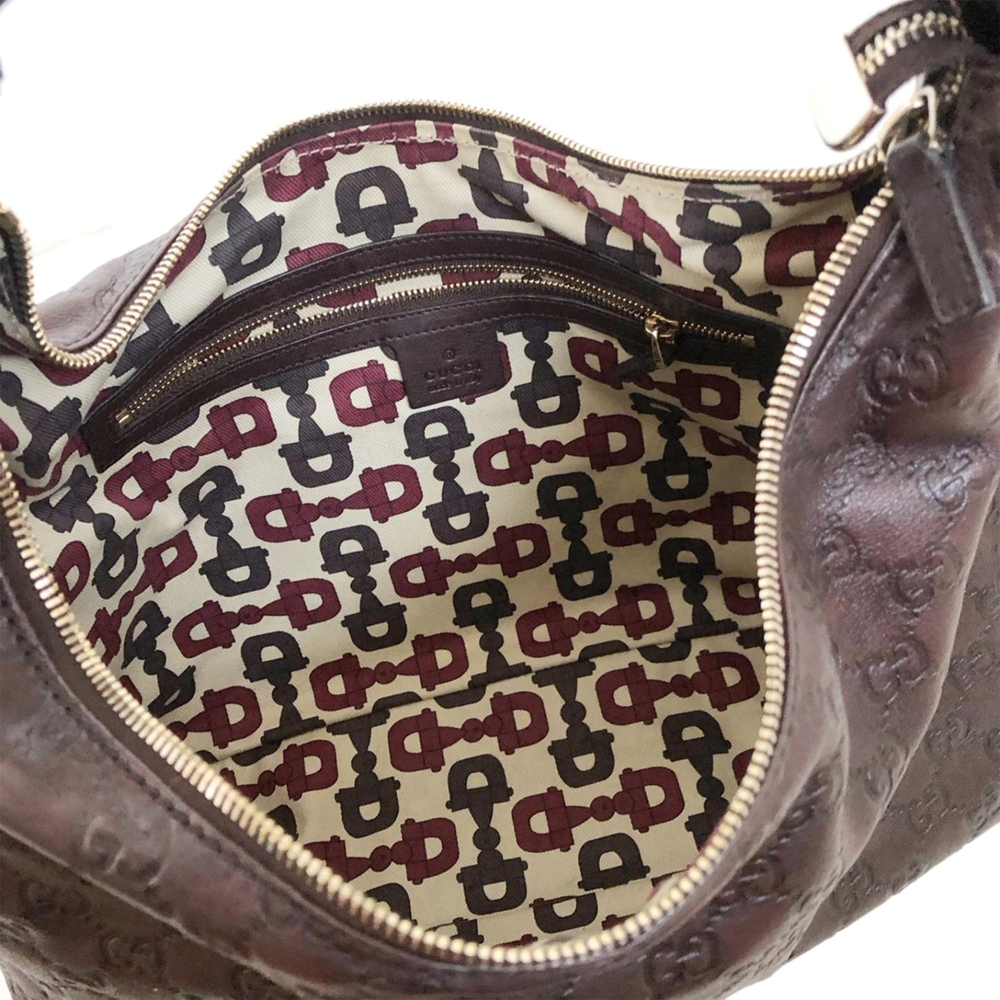 Gucci Guccissima Horsebit Hobo (SHG-VfTOh0)
