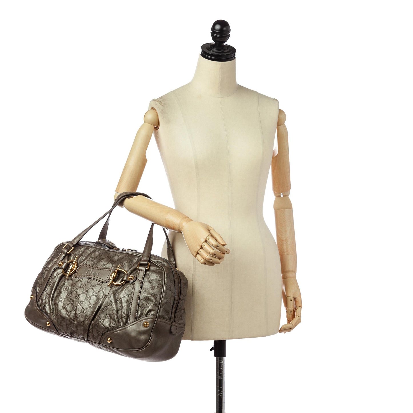 Gucci Guccissima Jockey Boston Bag (SHG-rJe3jo)