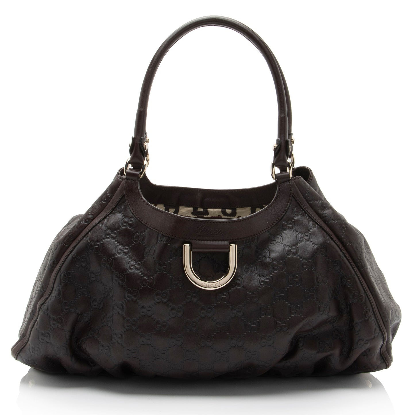 Gucci Guccissima Leather D Ring Large Hobo (SHF-SM0fmu)