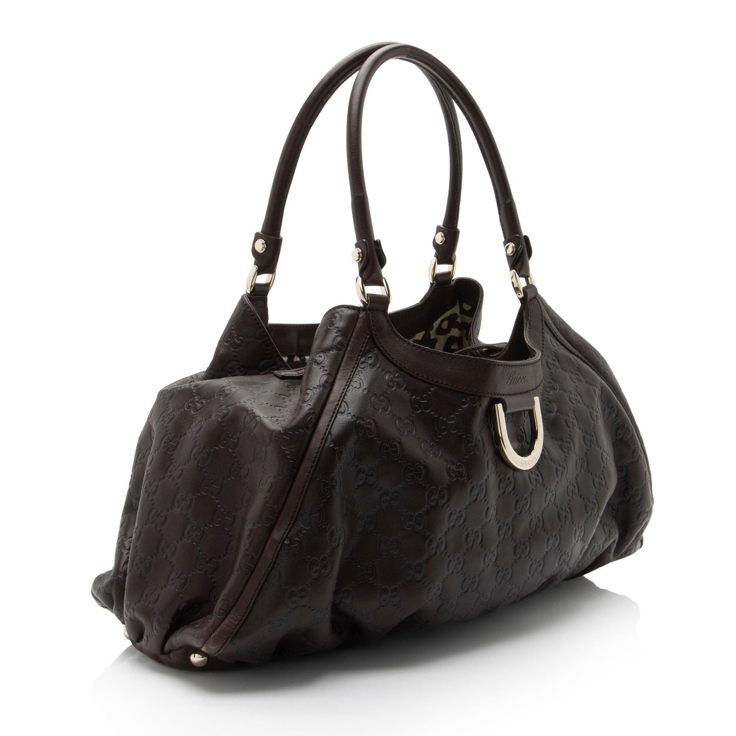 Gucci Guccissima Leather D Ring Large Hobo (SHF-SM0fmu)