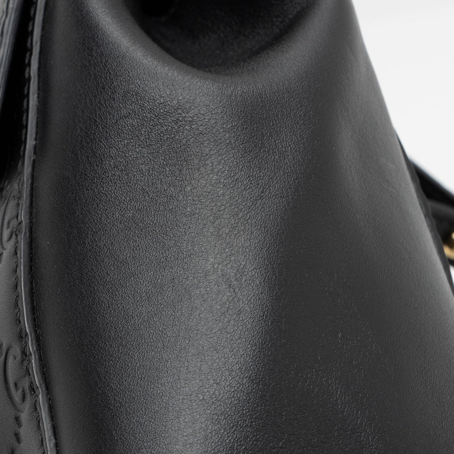 Gucci Guccissima Leather Padlock Backpack