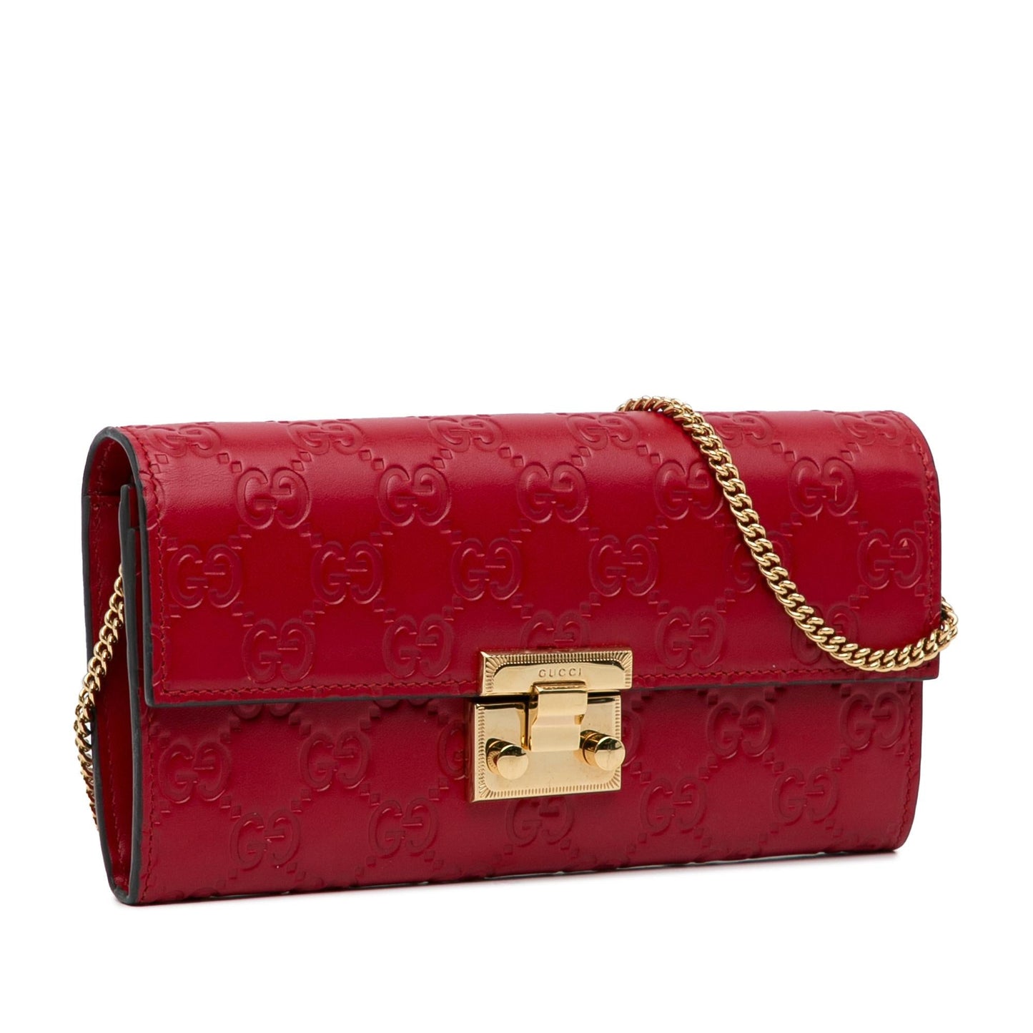Gucci Guccissima Padlock Wallet On Chain (SHG-xZXtM2)