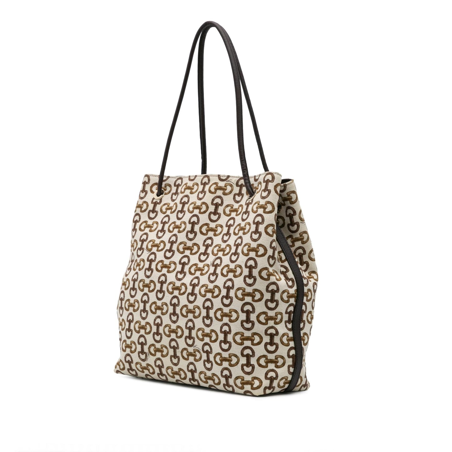 Gucci Horsebit Canvas Gifford Tote