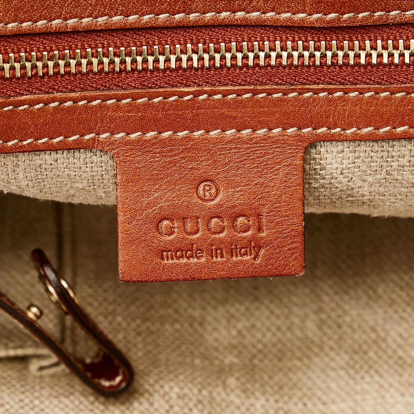 Gucci Horsebit Canvas Tote (SHG-24867)