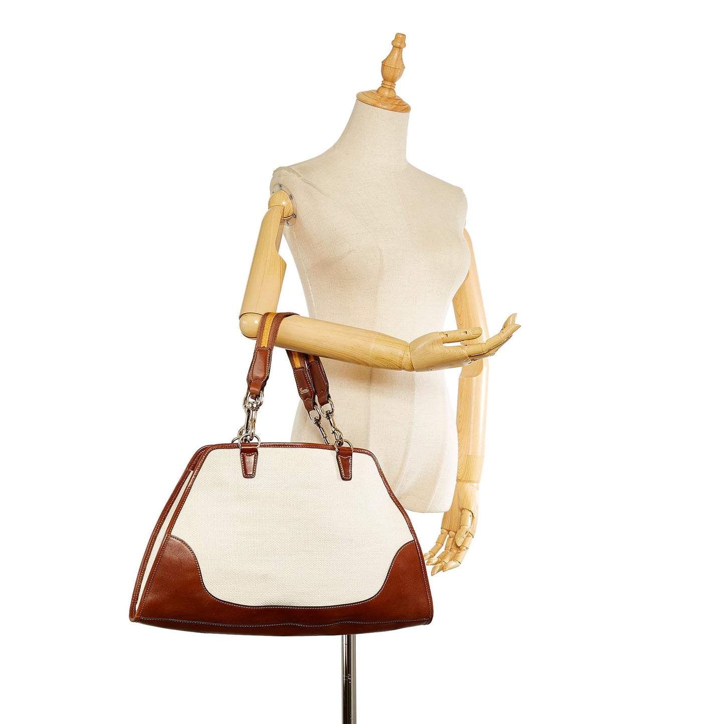 Gucci Horsebit Canvas Tote (SHG-24867)