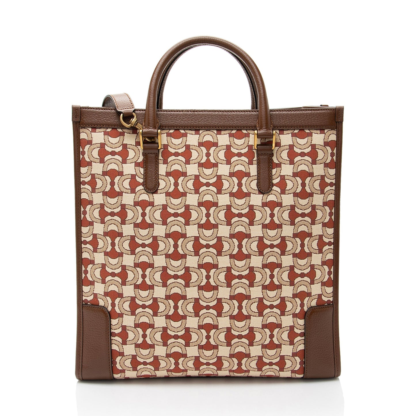 Gucci Horsebit Jacquard Interlocking G Tote