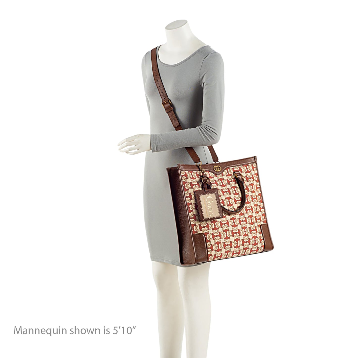 Gucci Horsebit Jacquard Interlocking G Tote