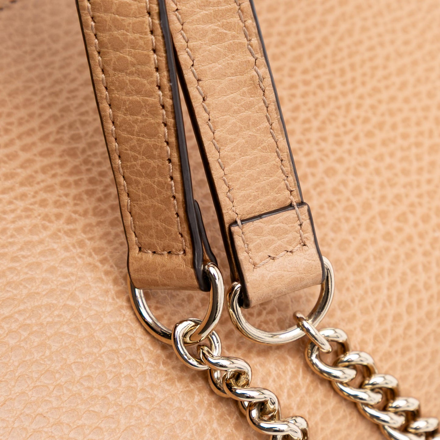 Gucci Interlocking G Dollar Calfskin Wallet on Chain