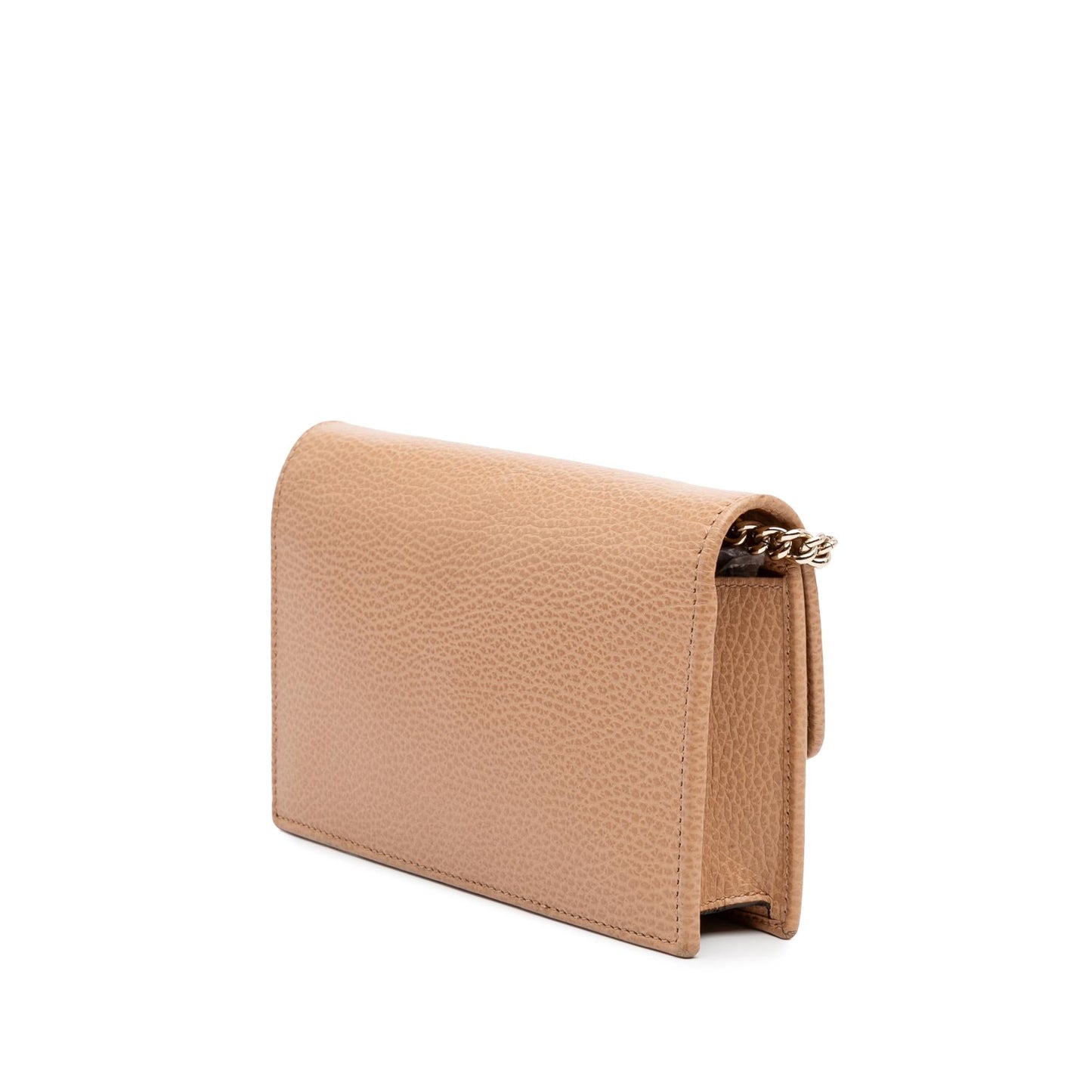Gucci Interlocking G Dollar Calfskin Wallet on Chain