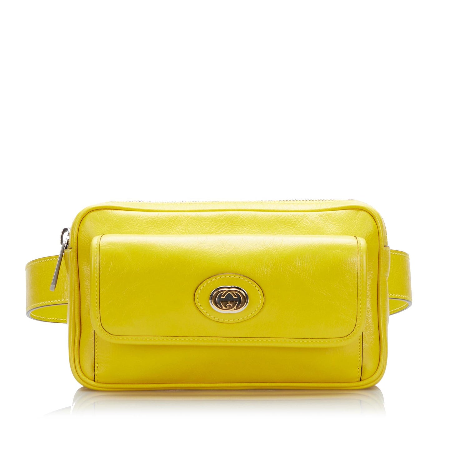Gucci Interlocking G Morpheus Leather Belt Bag