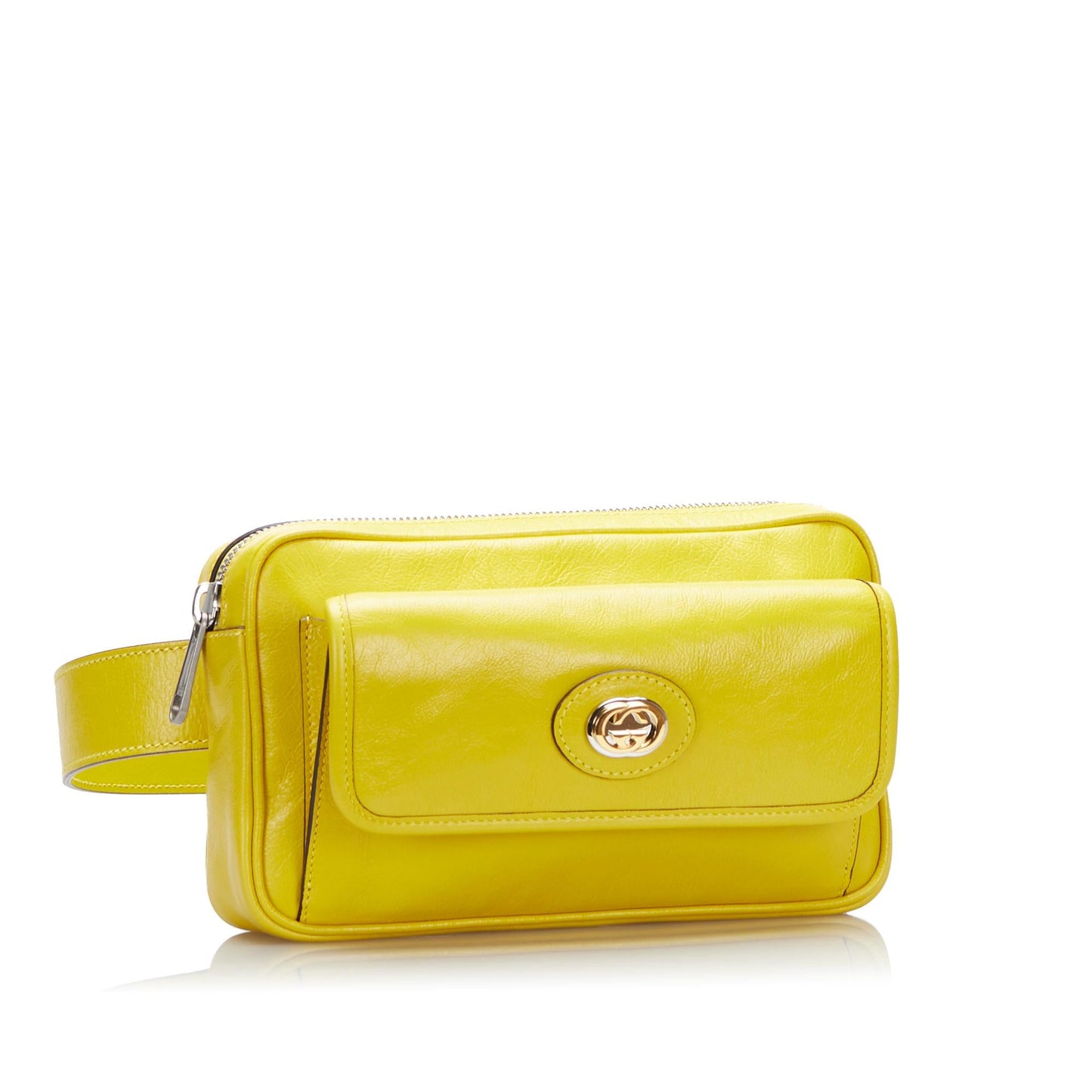 Gucci Interlocking G Morpheus Leather Belt Bag