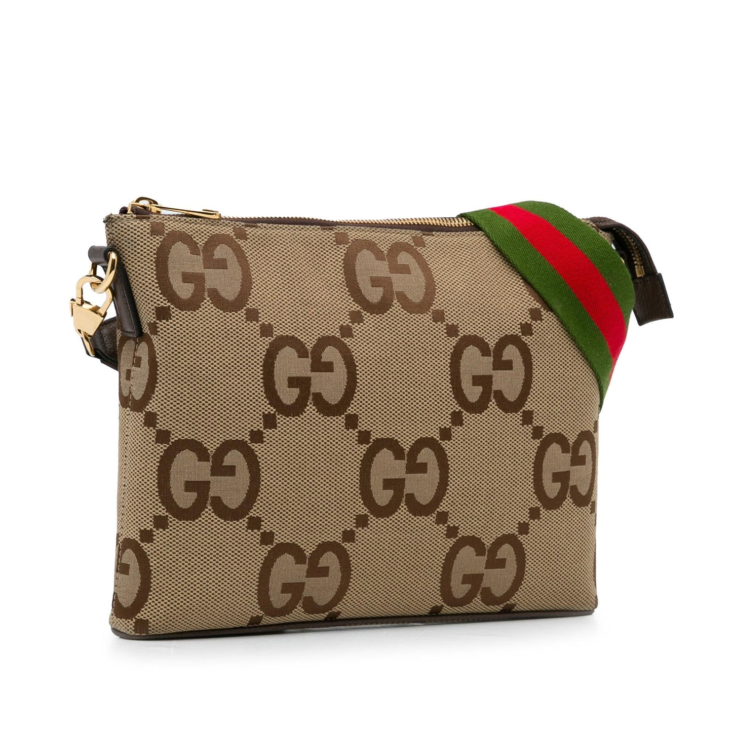 Gucci Jumbo GG Canvas Crossbody Bag (SHG-s7hbRP)