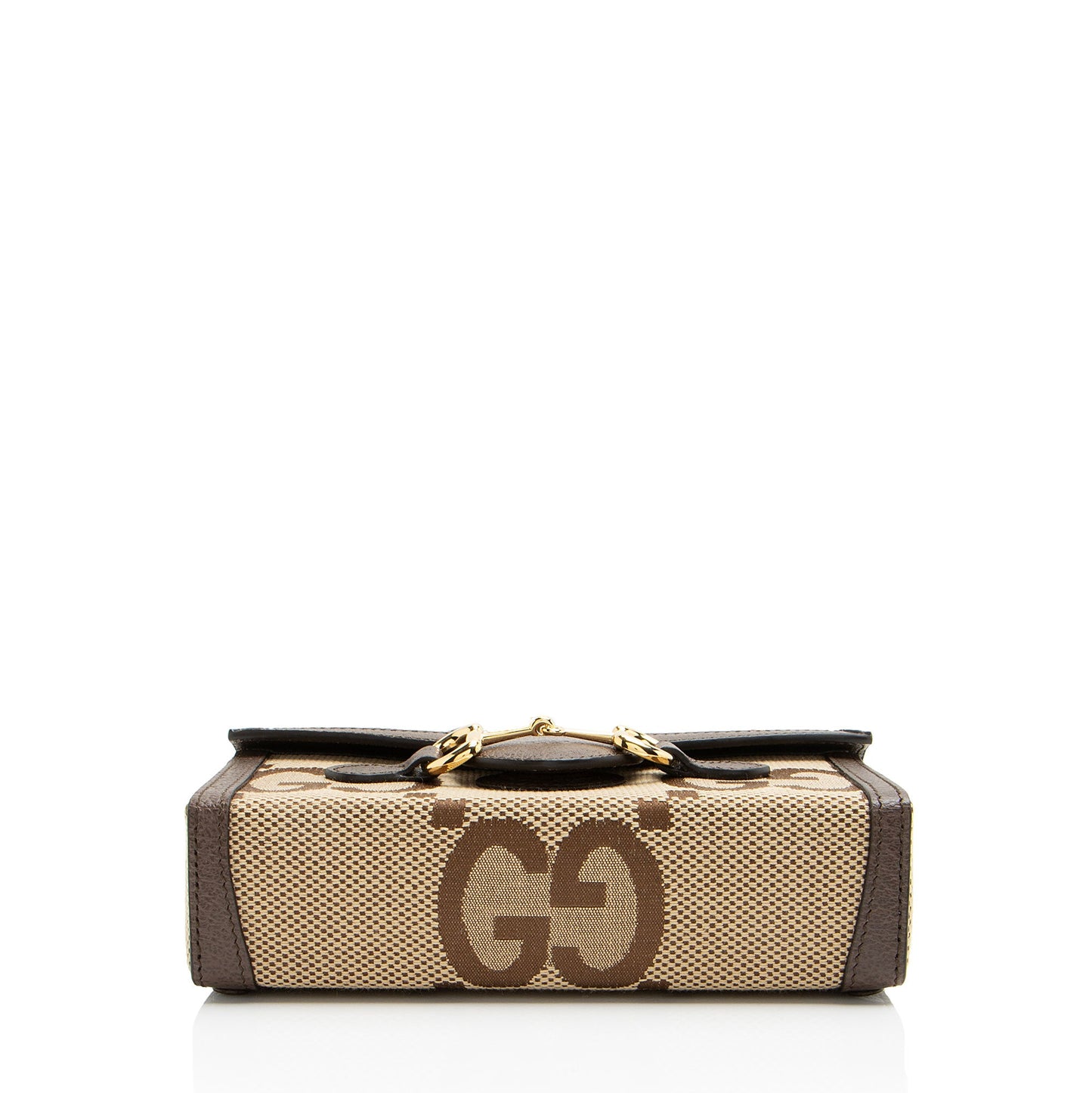 Gucci Jumbo GG Canvas Horsebit 1955 Mini Shoulder Bag