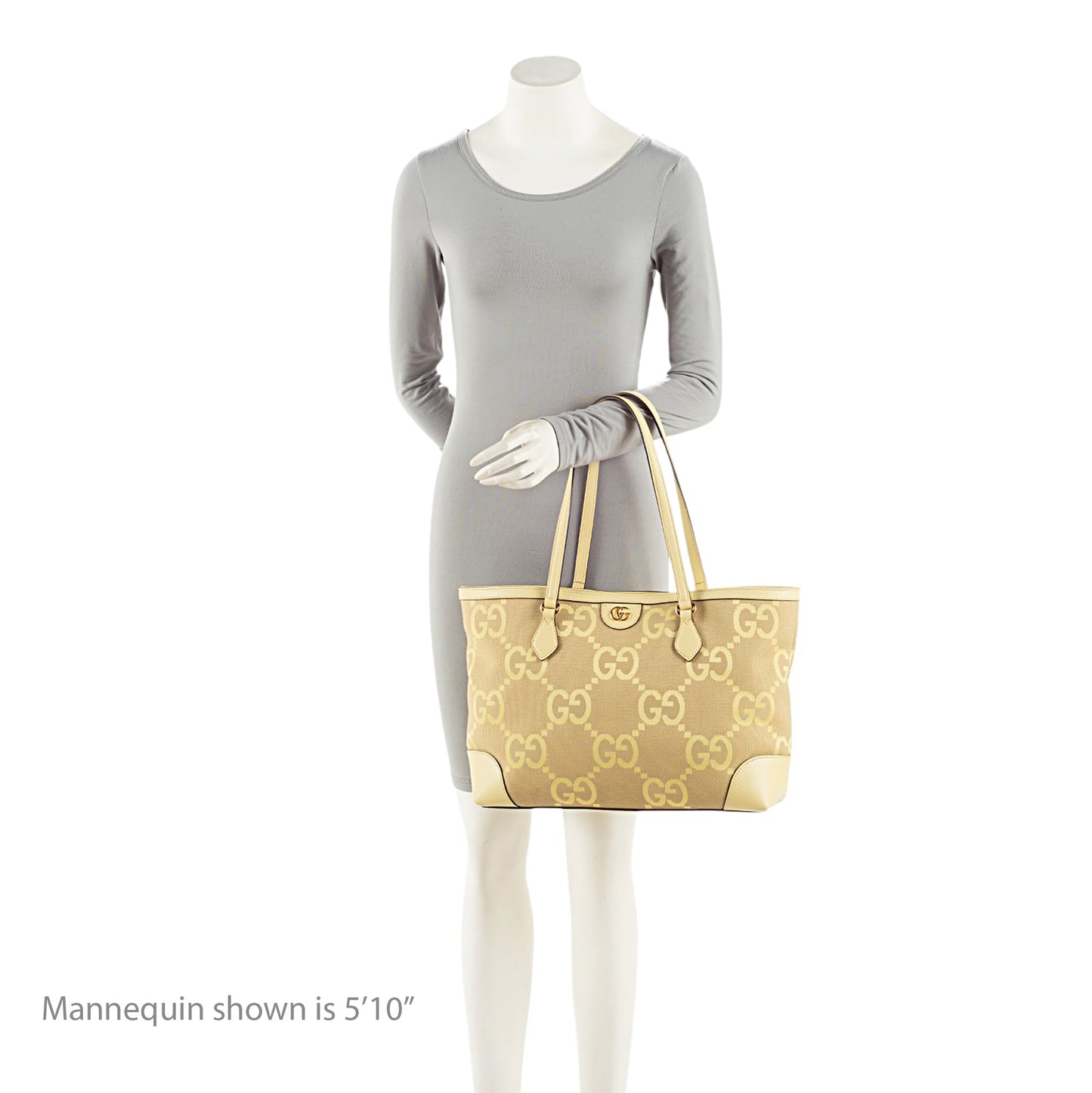 Gucci Jumbo GG Canvas Ophidia Medium Tote