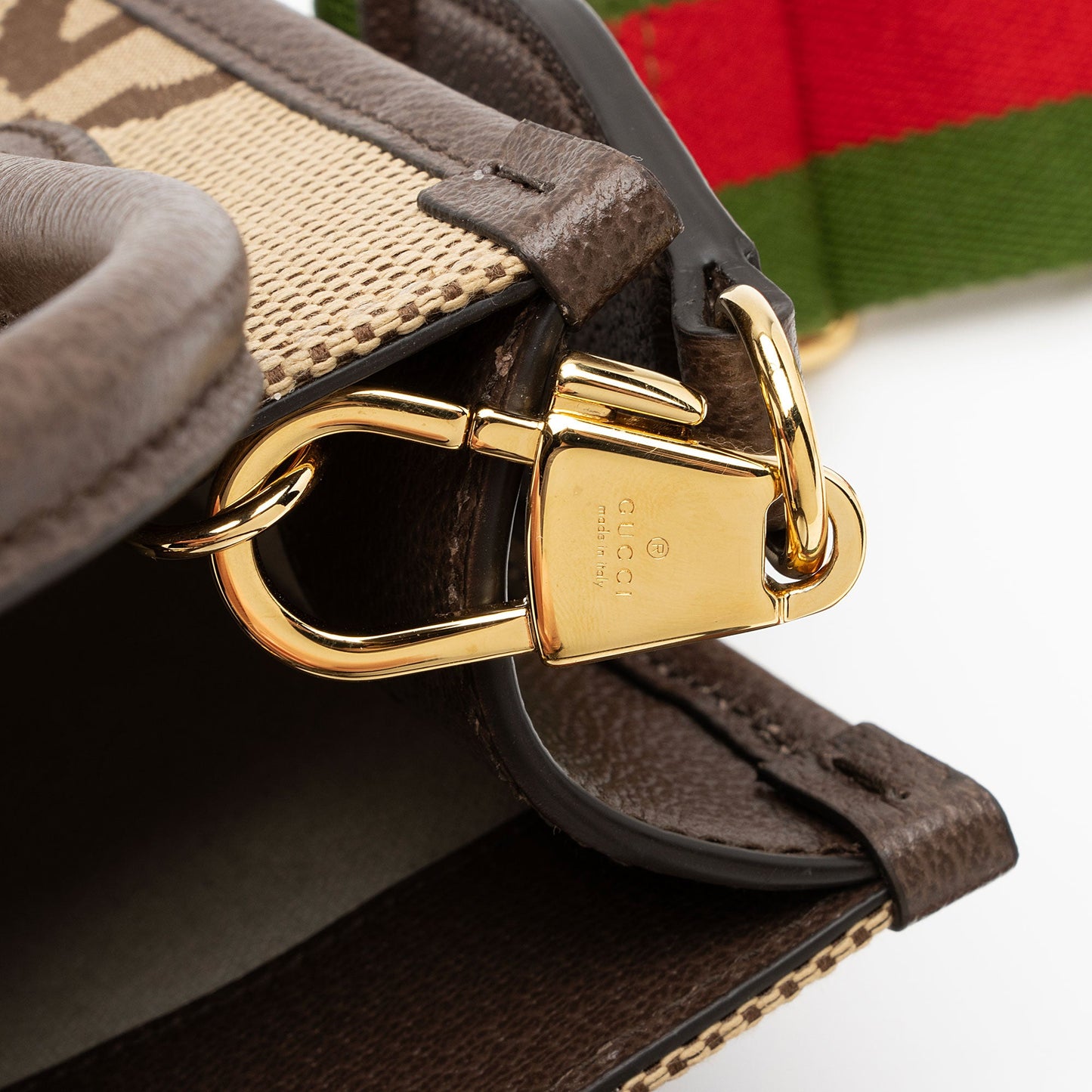 Gucci Jumbo GG Canvas Vertical Mini Tote (SHF-WxnvE9)