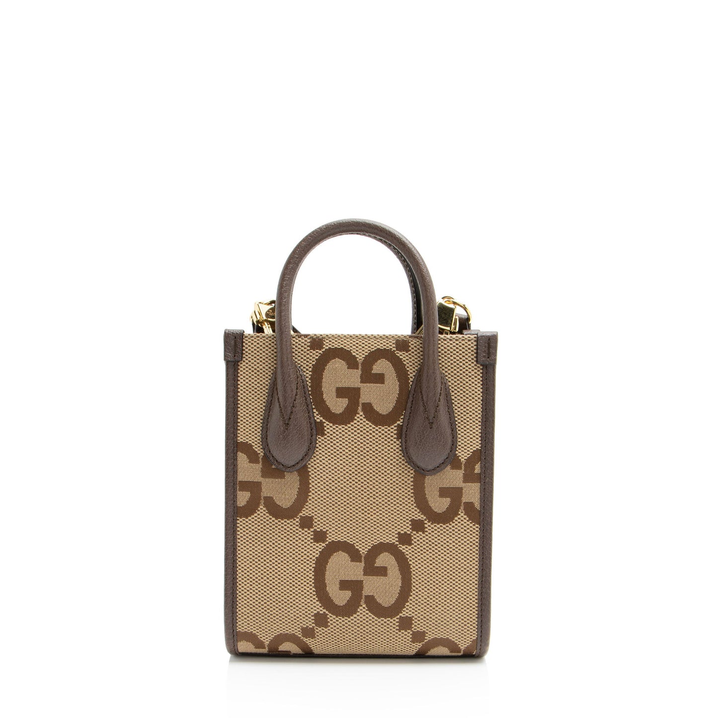 Gucci Jumbo GG Canvas Vertical Mini Tote