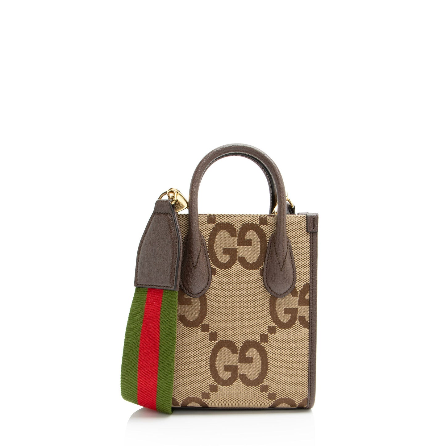 Gucci Jumbo GG Canvas Vertical Mini Tote