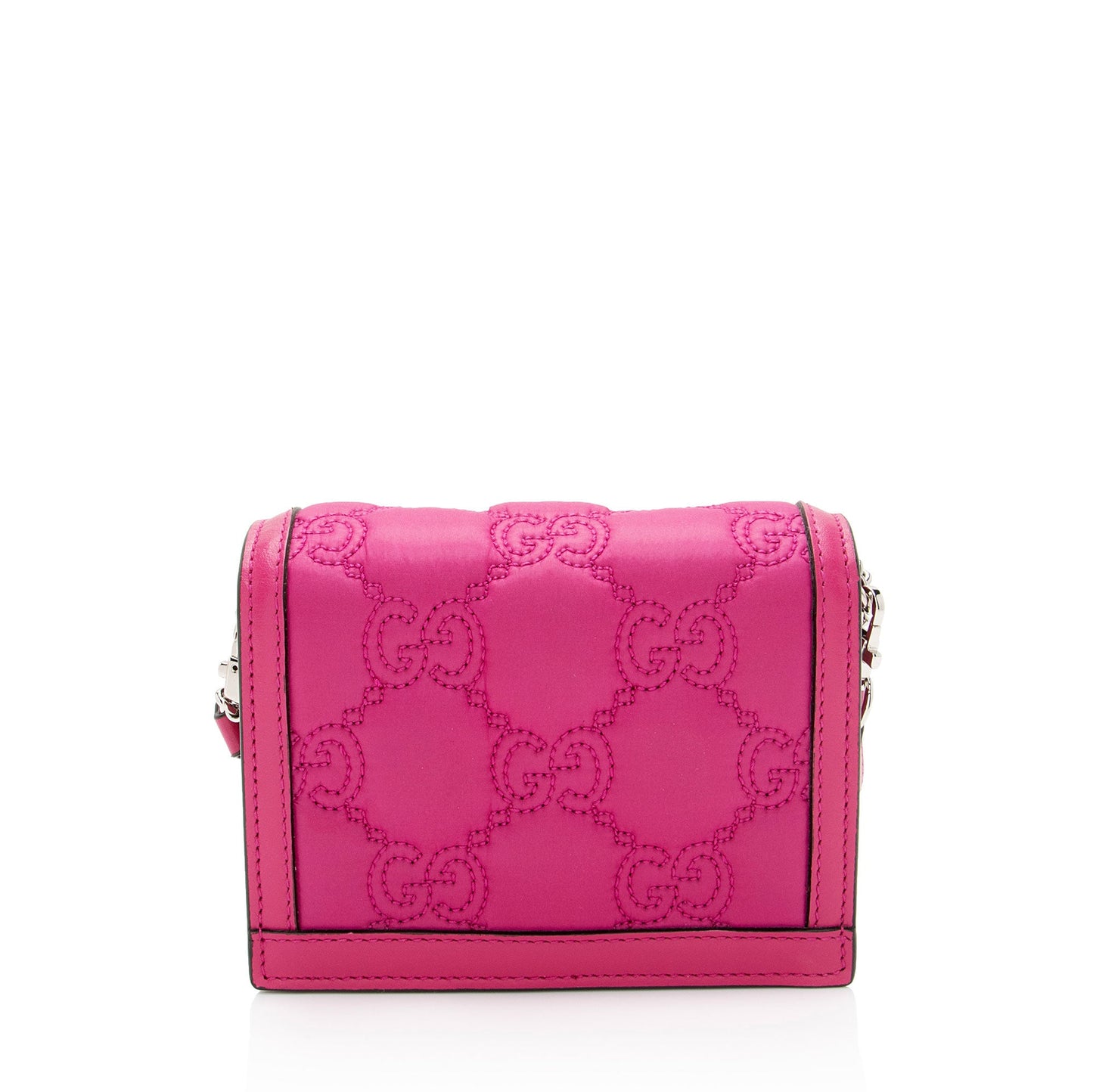 Gucci Jumbo GG Matelasse Nylon Mini Chain Bag (SHF-Lmth9n)