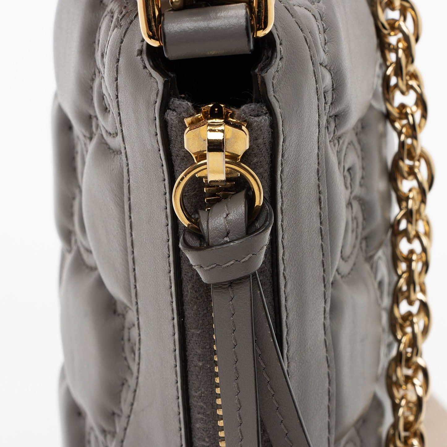 Gucci Jumbo GG Matelasse Chain Small Crossbody