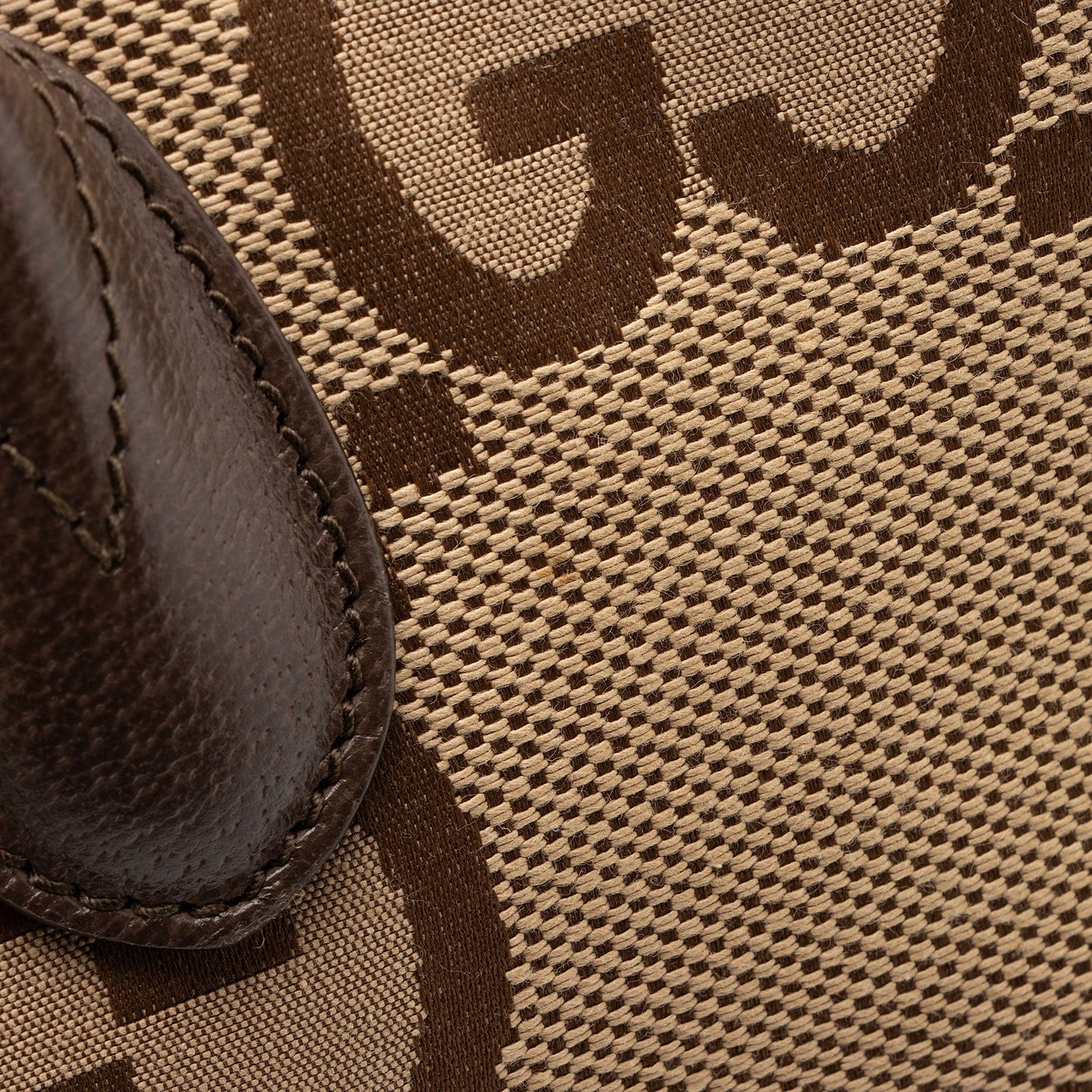 Gucci Jumbo GG Canvas Web Tote