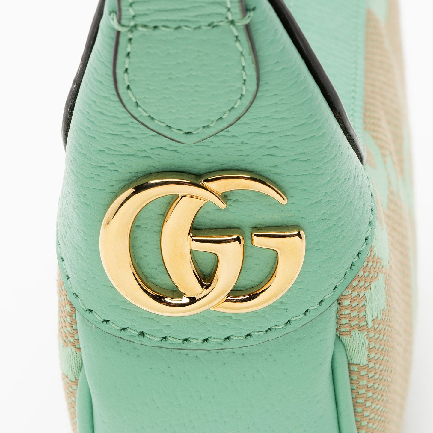 Gucci Jumbo GG Web Half Moon Mini Hobo