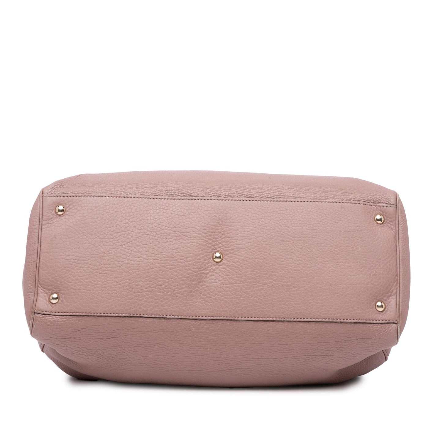 Gucci Large Calfskin Bamboo Shopper Satchel